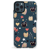 Cute Owl Pattern Impact Phone Case for iPhone 11 Pro Max