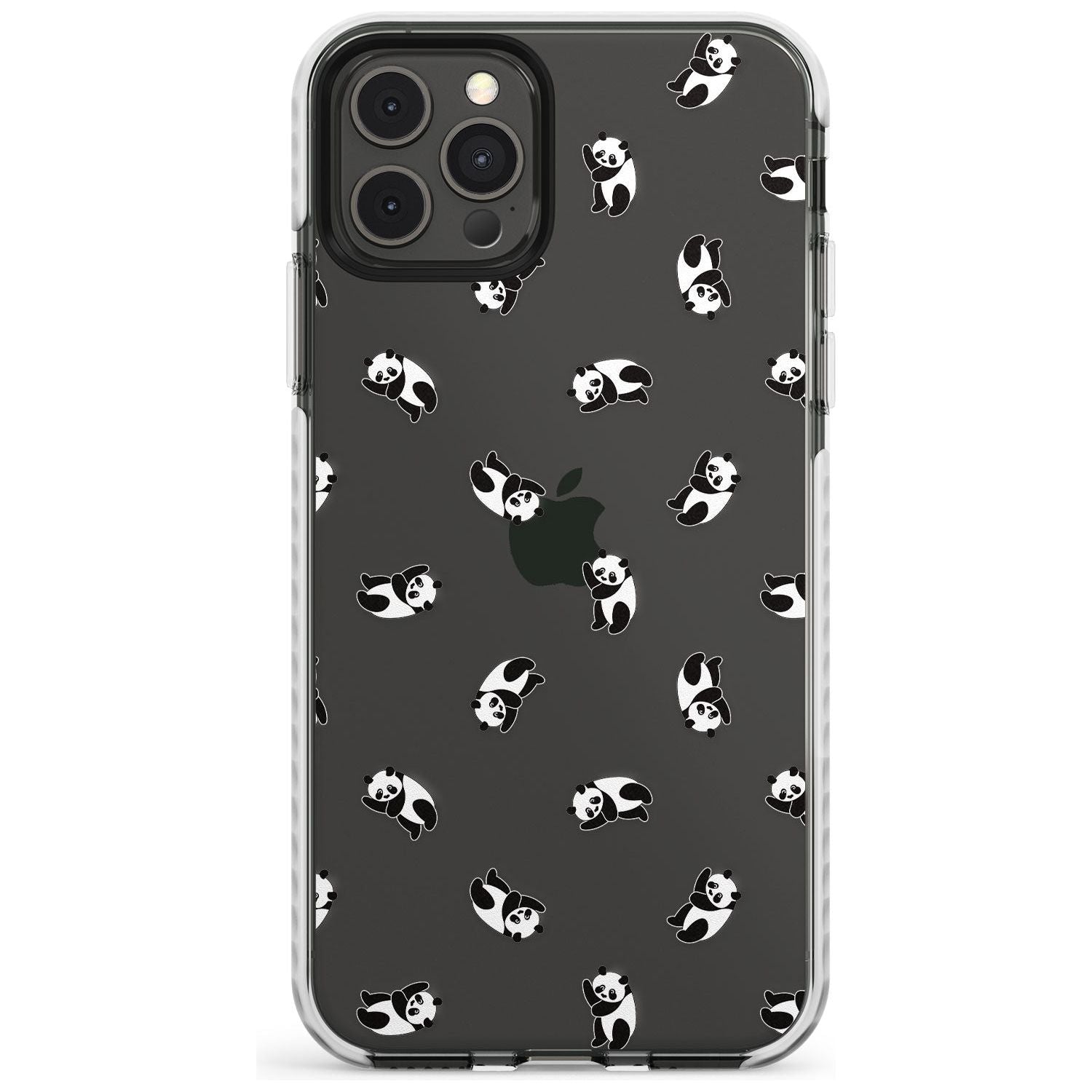 Tiny Panda Pattern Slim TPU Phone Case for iPhone 11 Pro Max