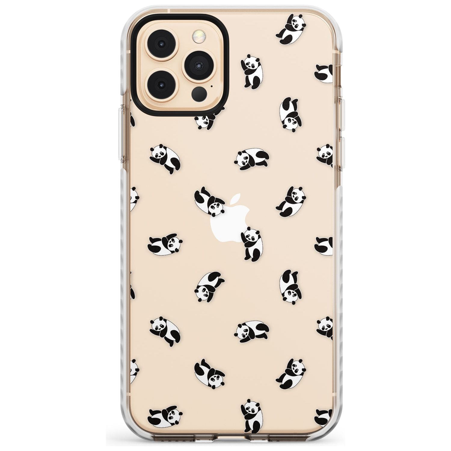 Tiny Panda Pattern Slim TPU Phone Case for iPhone 11 Pro Max