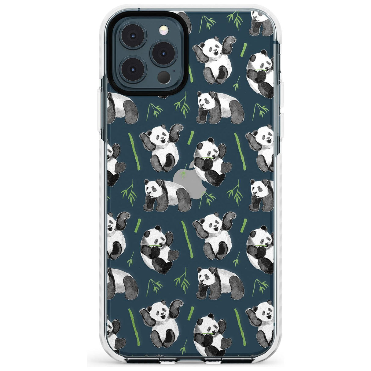 Watercolour Panda Pattern Slim TPU Phone Case for iPhone 11 Pro Max