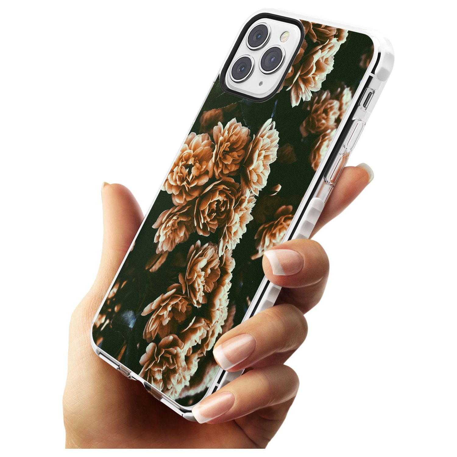 White Peonies - Real Floral Photographs Impact Phone Case for iPhone 11 Pro Max