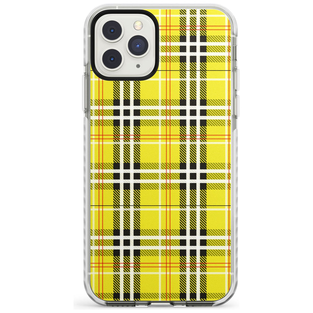 Yellow Plaid iPhone Case  Impact Case Phone Case - Case Warehouse