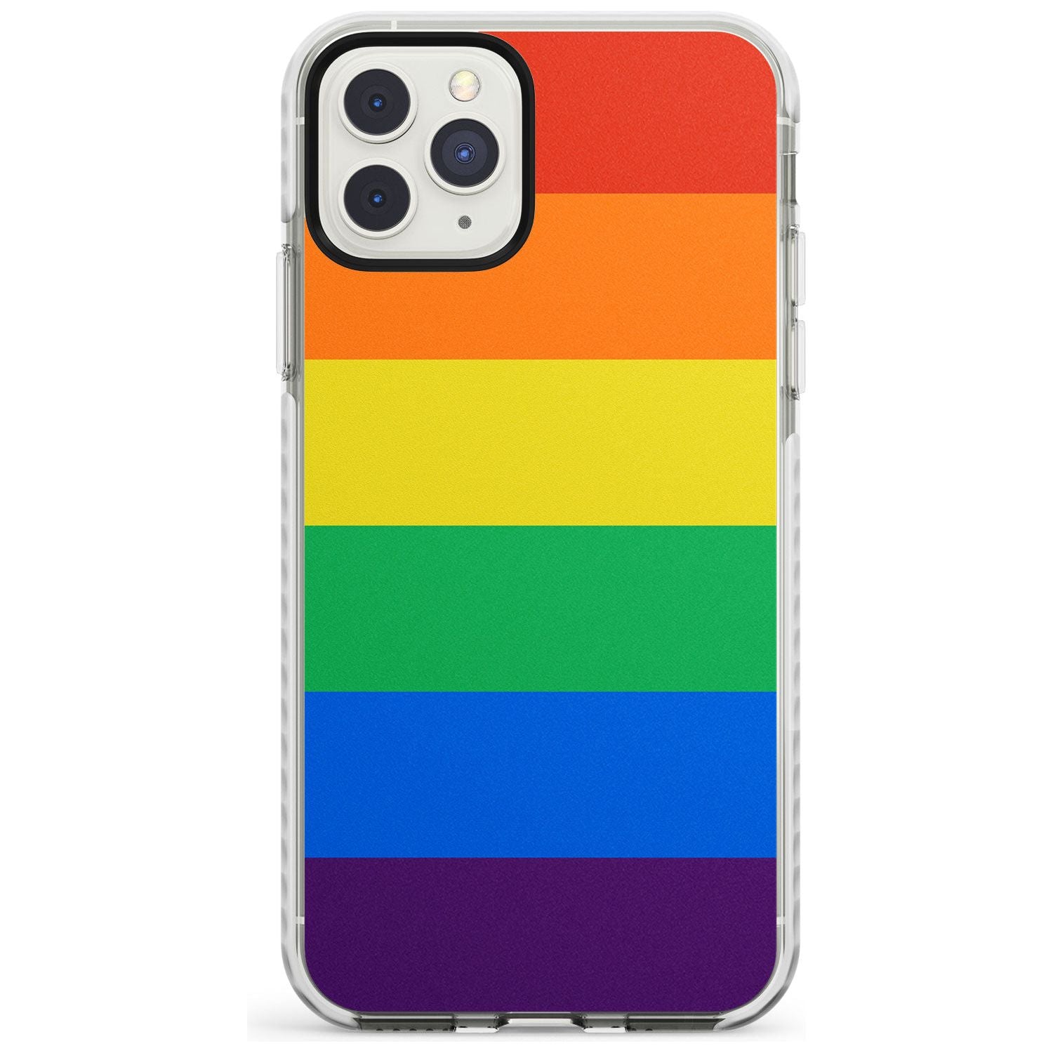 Rainbow Stripes Impact Phone Case for iPhone 11 Pro Max
