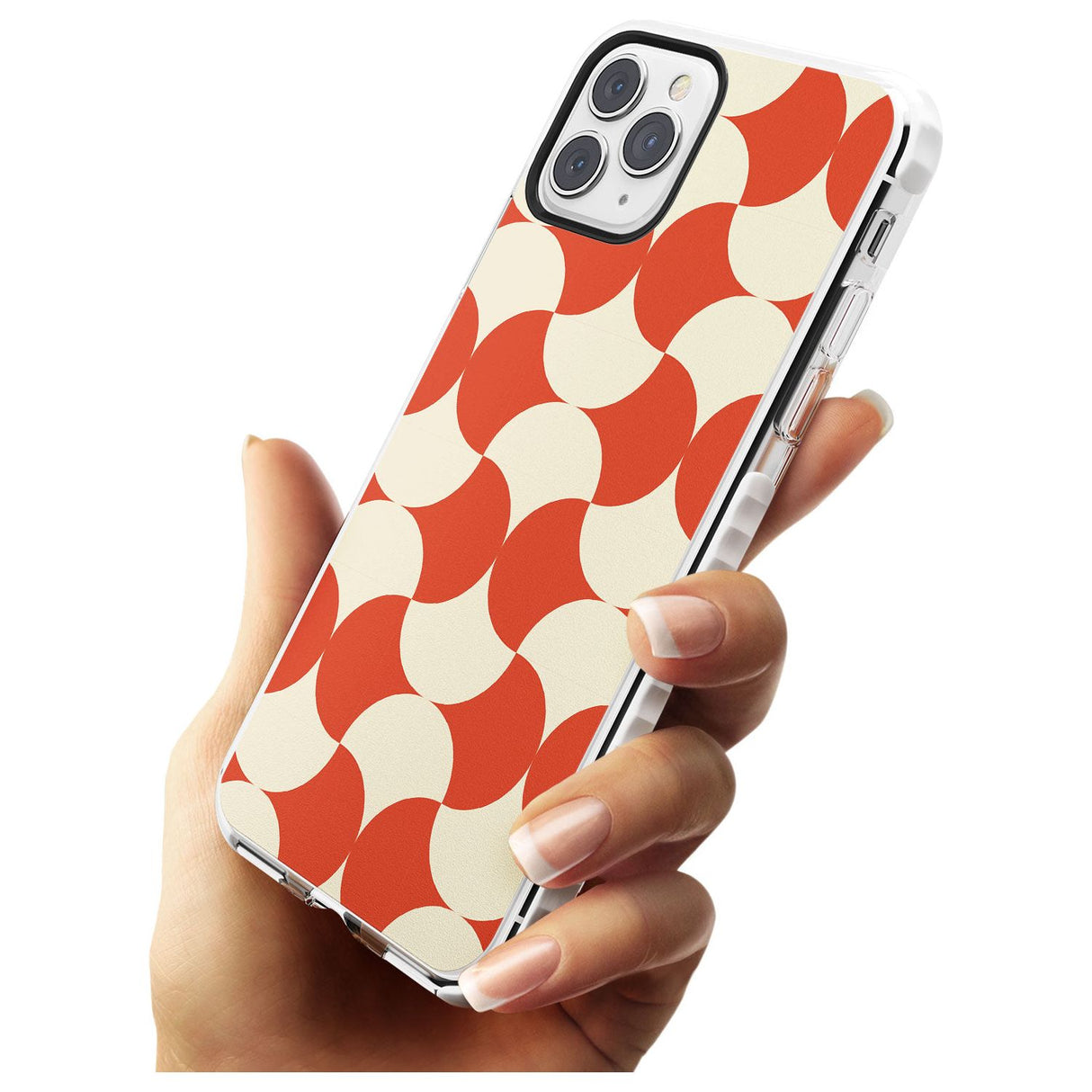 Abstract Retro Shapes: Psychedelic Pattern Slim TPU Phone Case for iPhone 11 Pro Max