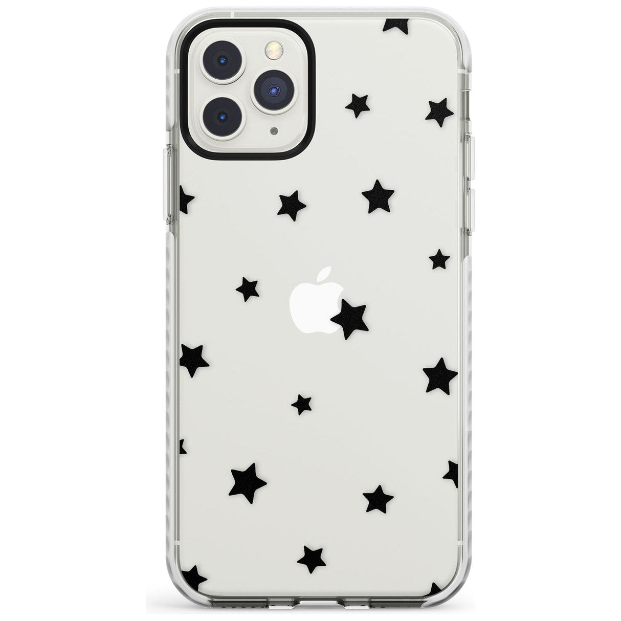 Black Stars Pattern Impact Phone Case for iPhone 11 Pro Max