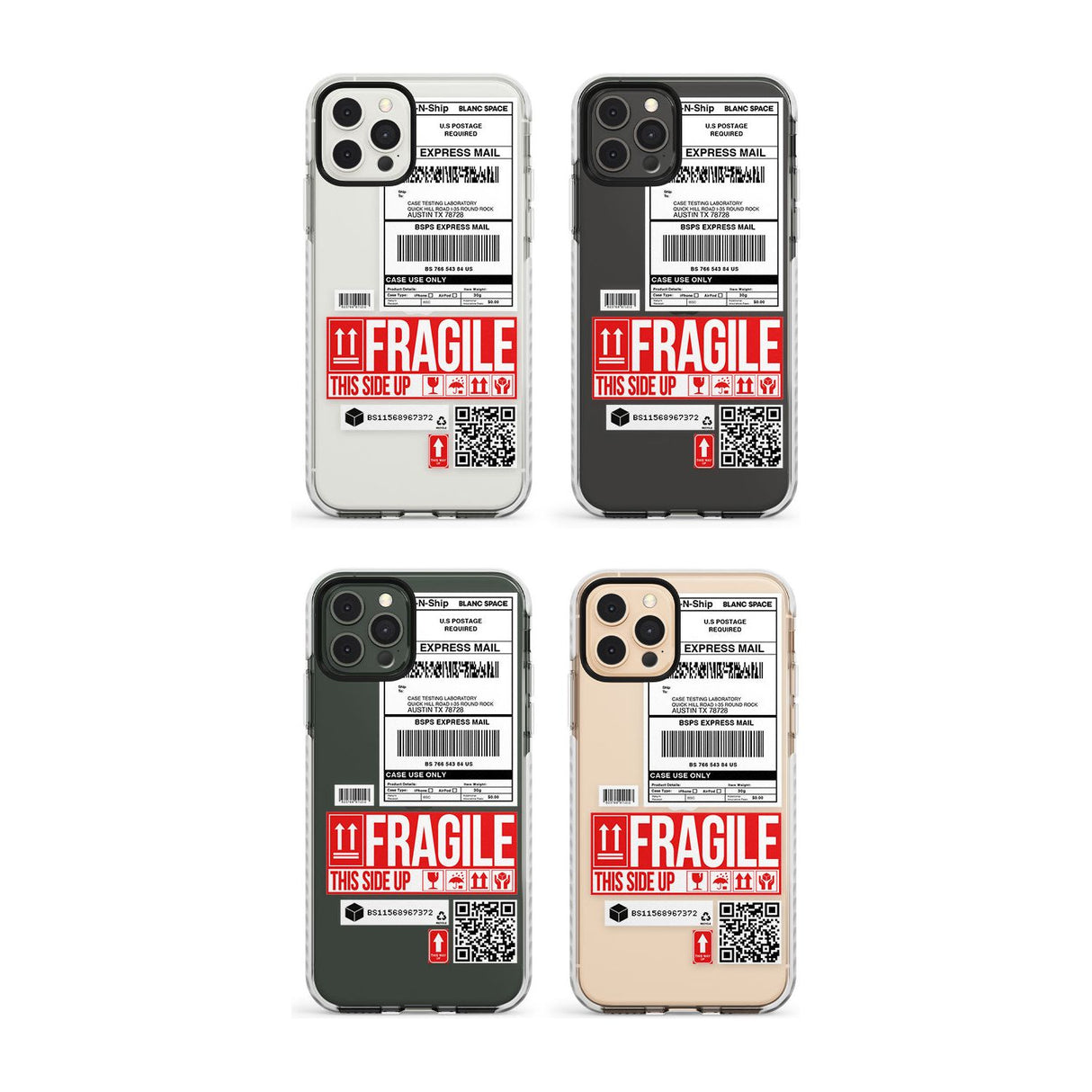 Shipping Label Impact Phone Case for iPhone 11, iphone 12