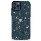 Snake & Moon Pattern (Clear) Slim TPU Phone Case for iPhone 11 Pro Max