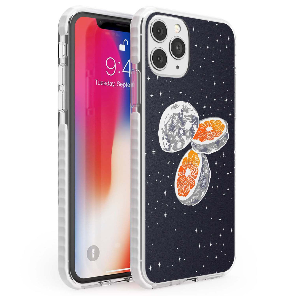 Blood Orange Moon Phone Case iPhone 11 Pro Max / Impact Case,iPhone 11 Pro / Impact Case,iPhone 12 Pro / Impact Case,iPhone 12 Pro Max / Impact Case Blanc Space