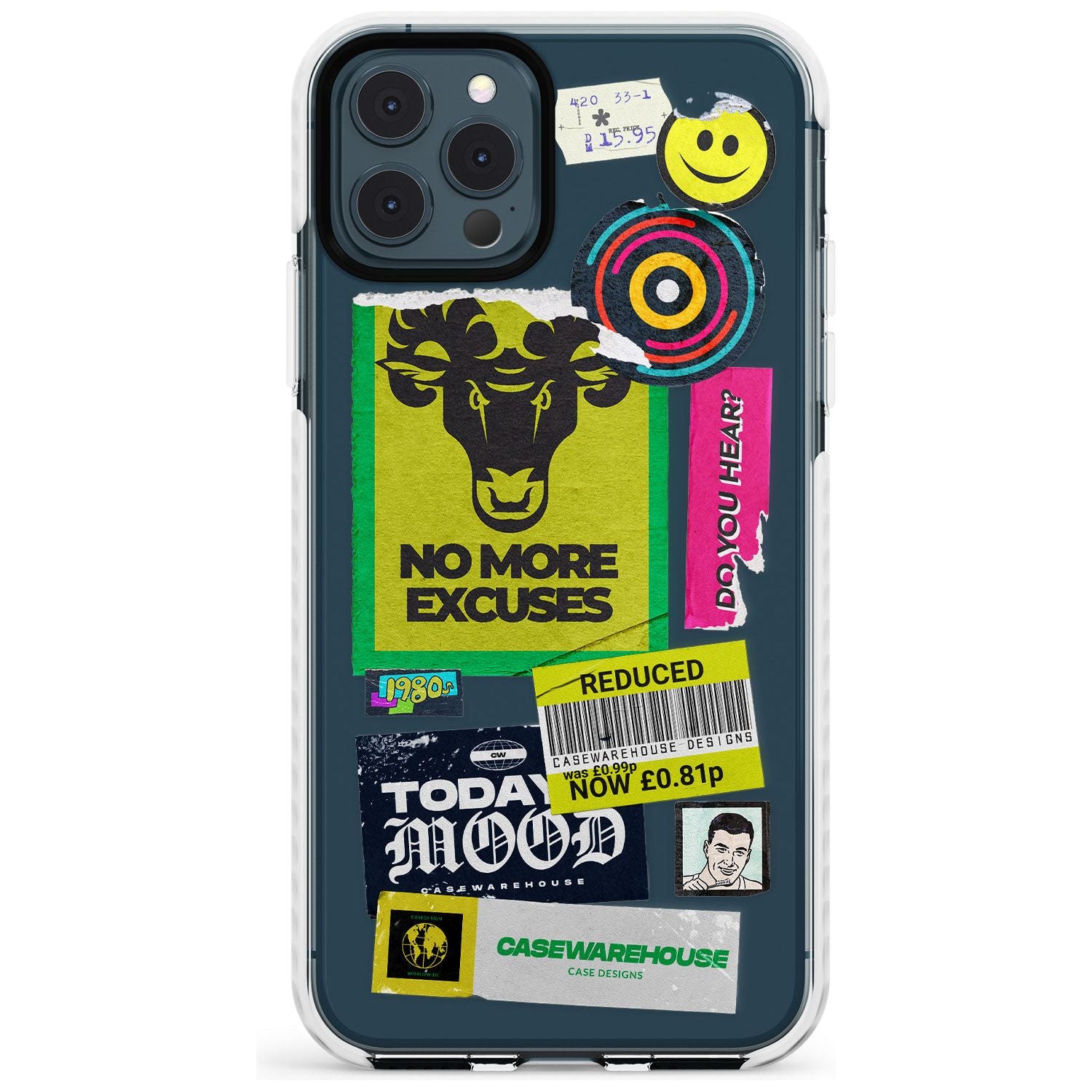 No More Excuses Sticker Mix Slim TPU Phone Case for iPhone 11 Pro Max