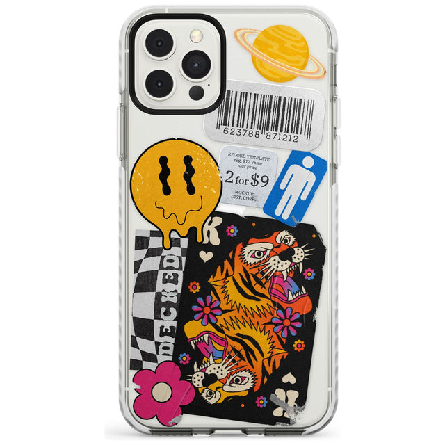 Electric Vibes Impact Phone Case for iPhone 11, iphone 12