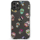 Mixed Sugar Skull Pattern Impact Phone Case for iPhone 11 Pro Max