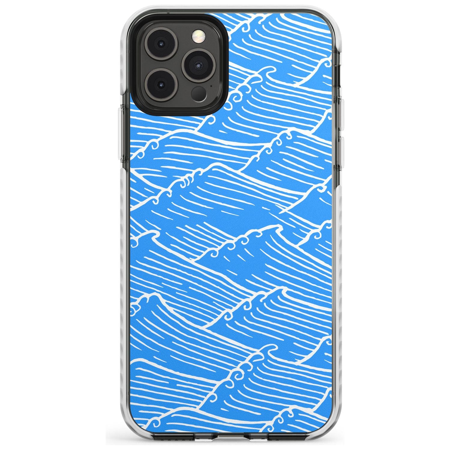 Waves Pattern Impact Phone Case for iPhone 11 Pro Max