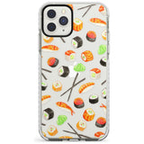 Sushi & Chopsticks Watercolour Pattern Impact Phone Case for iPhone 11 Pro Max