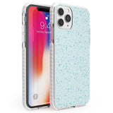 Light Blue Terrazzo Pattern Phone Case iPhone 11 Pro Max / Impact Case,iPhone 11 Pro / Impact Case,iPhone 12 Pro / Impact Case,iPhone 12 Pro Max / Impact Case Blanc Space