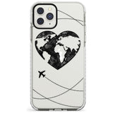 Globe Heart iPhone Case  Impact Case Phone Case - Case Warehouse