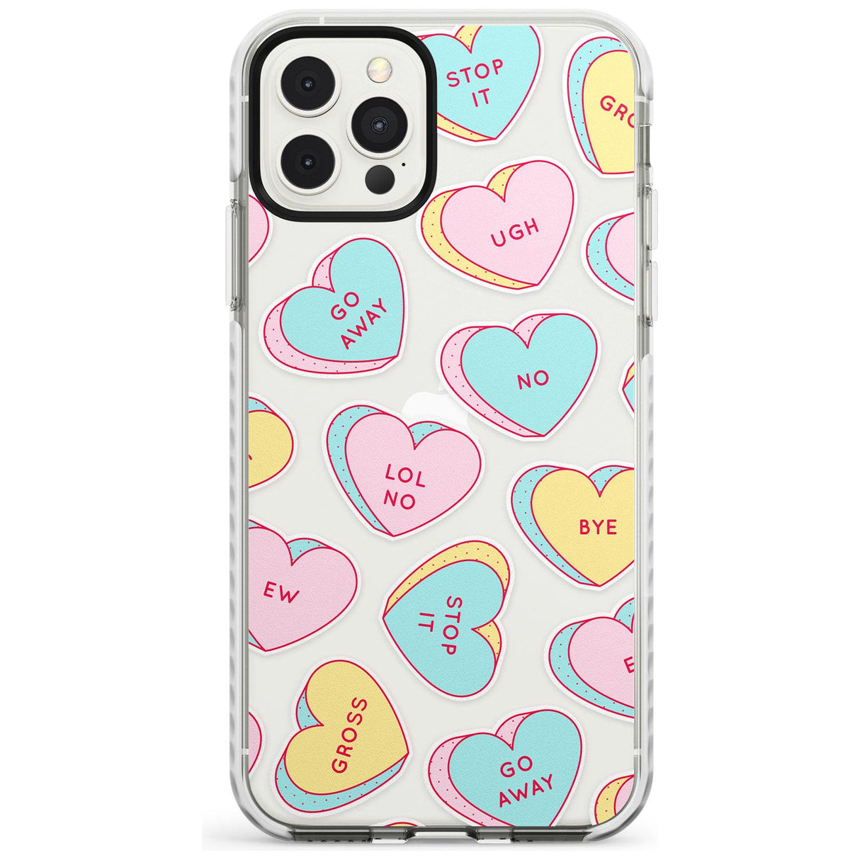 Sarcastic Love Hearts Slim TPU Phone Case for iPhone 11 Pro Max