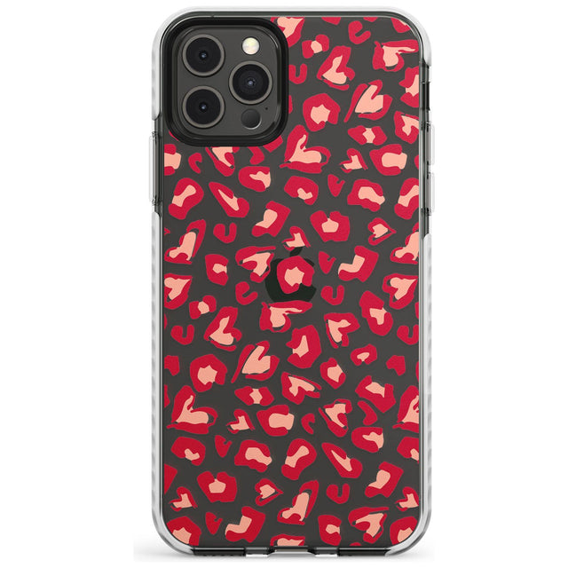 Heart Leopard Print Slim TPU Phone Case for iPhone 11 Pro Max