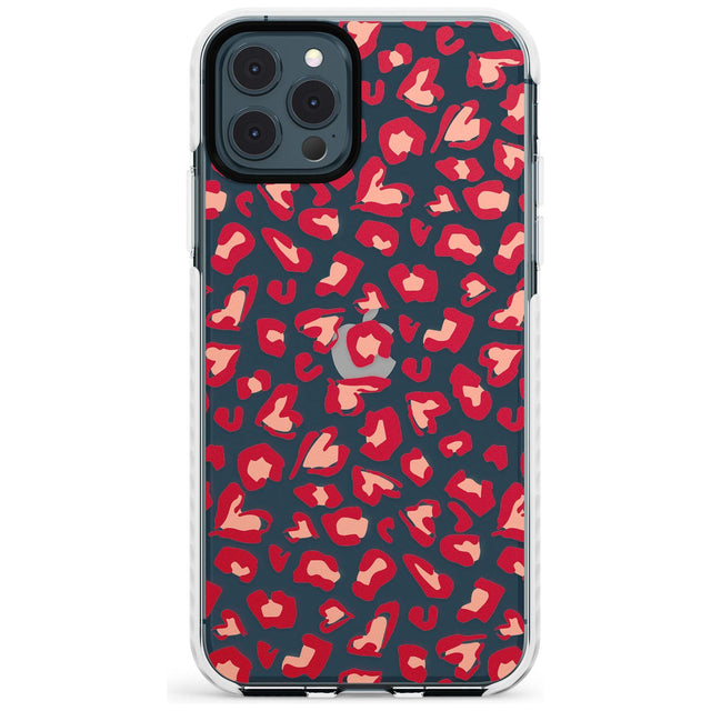 Heart Leopard Print Slim TPU Phone Case for iPhone 11 Pro Max
