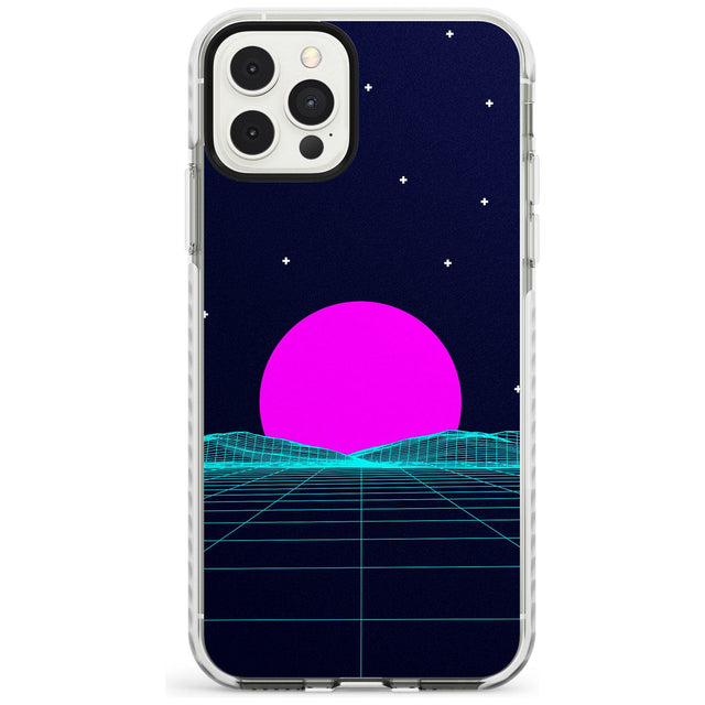 Miami Sunset Vaporwave Impact Phone Case for iPhone 11 Pro Max