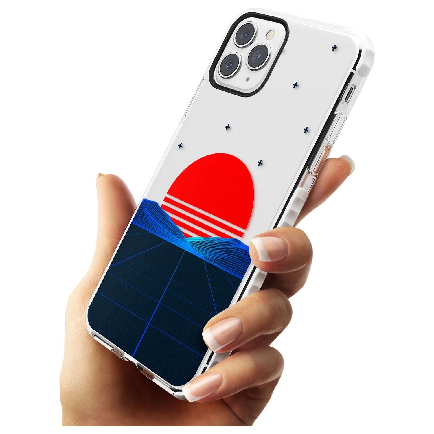 Japanese Sunset Vaporwave Impact Phone Case for iPhone 11 Pro Max