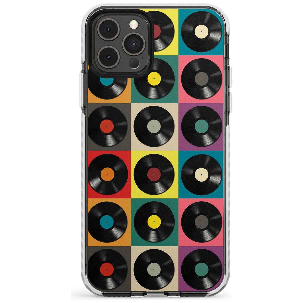 Vinyl Record Pattern Impact Phone Case for iPhone 11 Pro Max