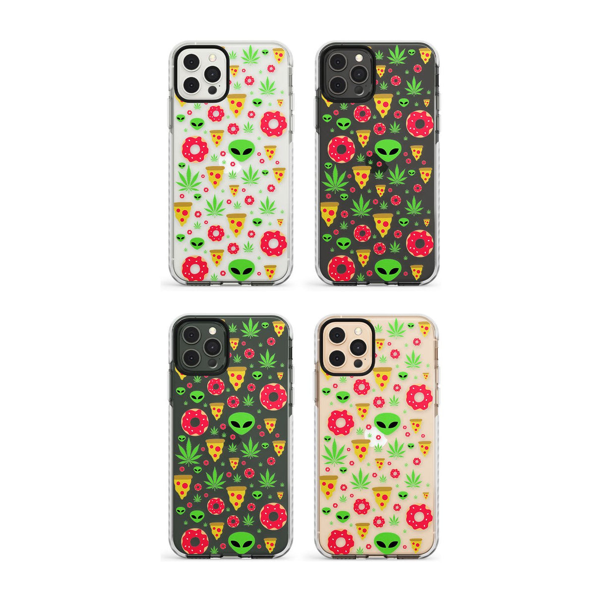 Martians & Munchies Impact Phone Case for iPhone 11, iphone 12