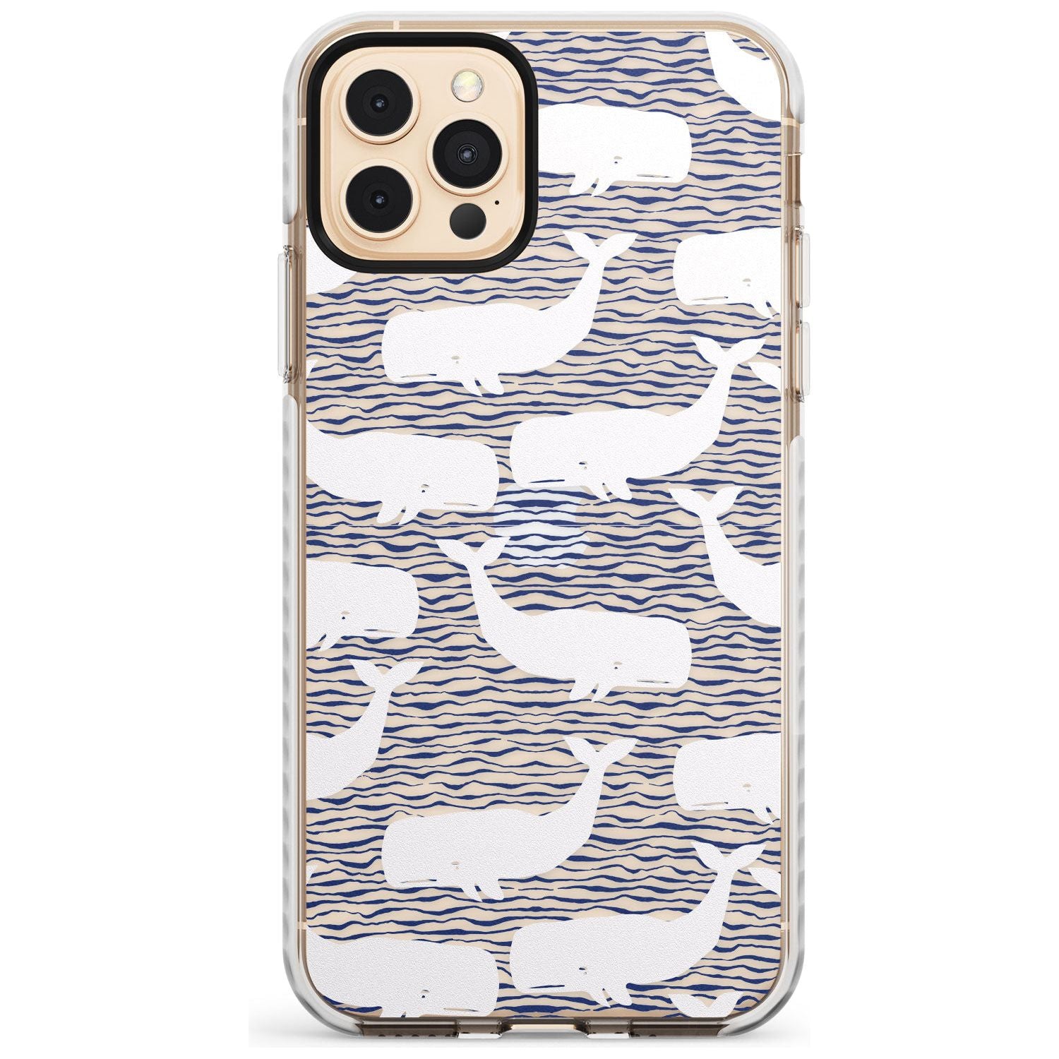 Cute Whales (Transparent) Slim TPU Phone Case for iPhone 11 Pro Max