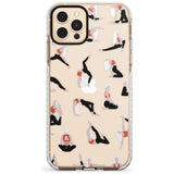 Yoga Poses Clear Slim TPU Phone Case for iPhone 11 Pro Max