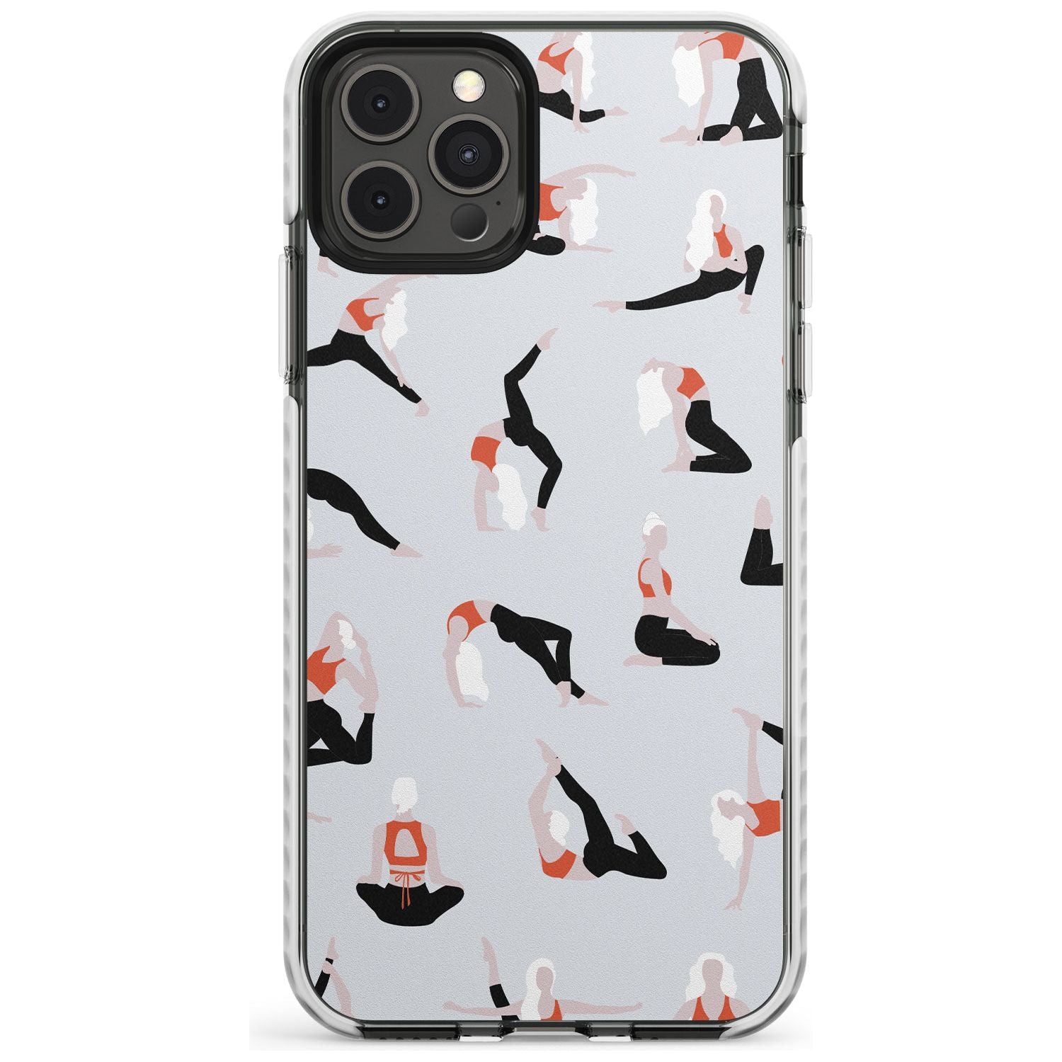 Yoga Poses Slim TPU Phone Case for iPhone 11 Pro Max