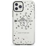 Sagittarius Emblem - Transparent Design Impact Phone Case for iPhone 11 Pro Max