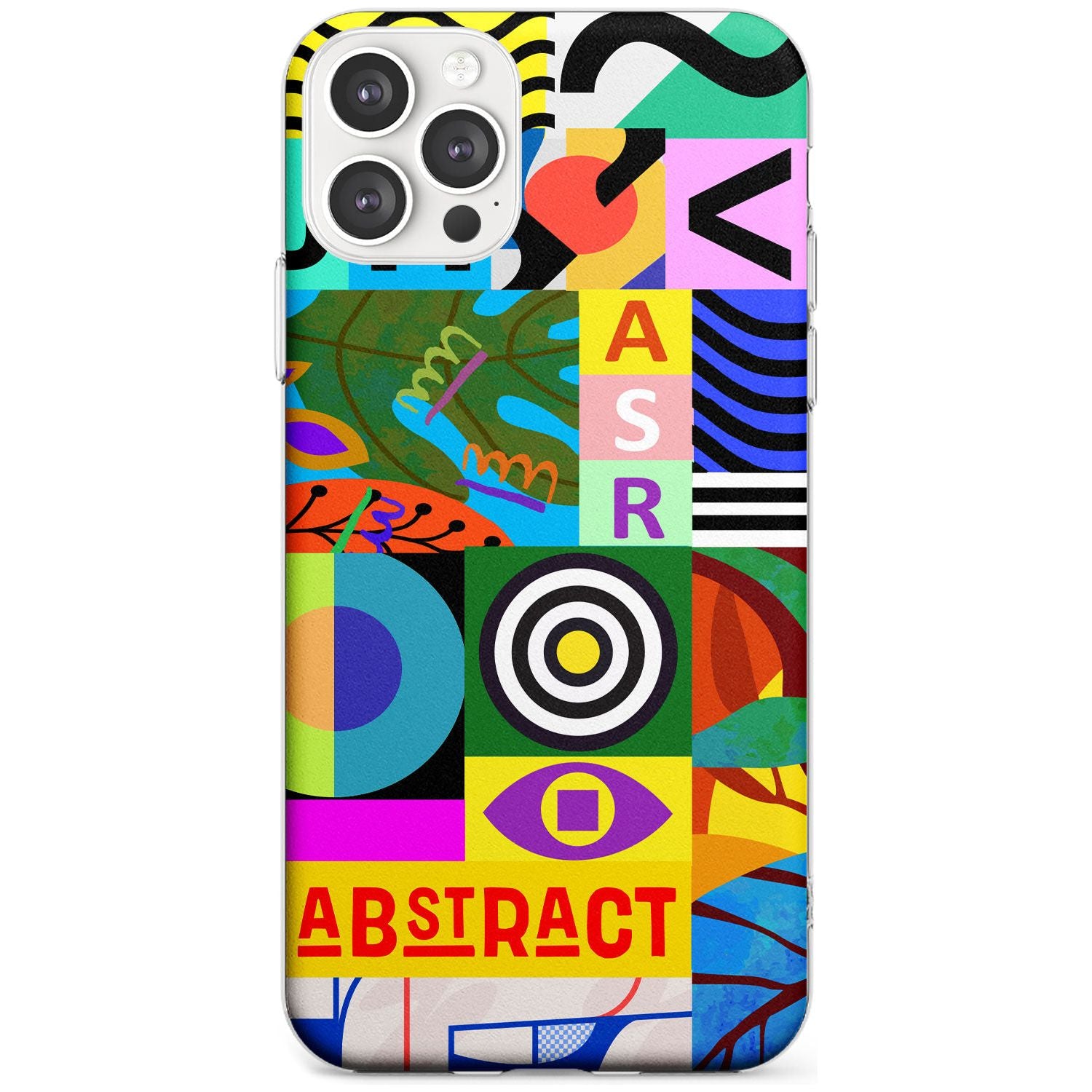 Patchwork Black Impact Phone Case for iPhone 11 Pro Max
