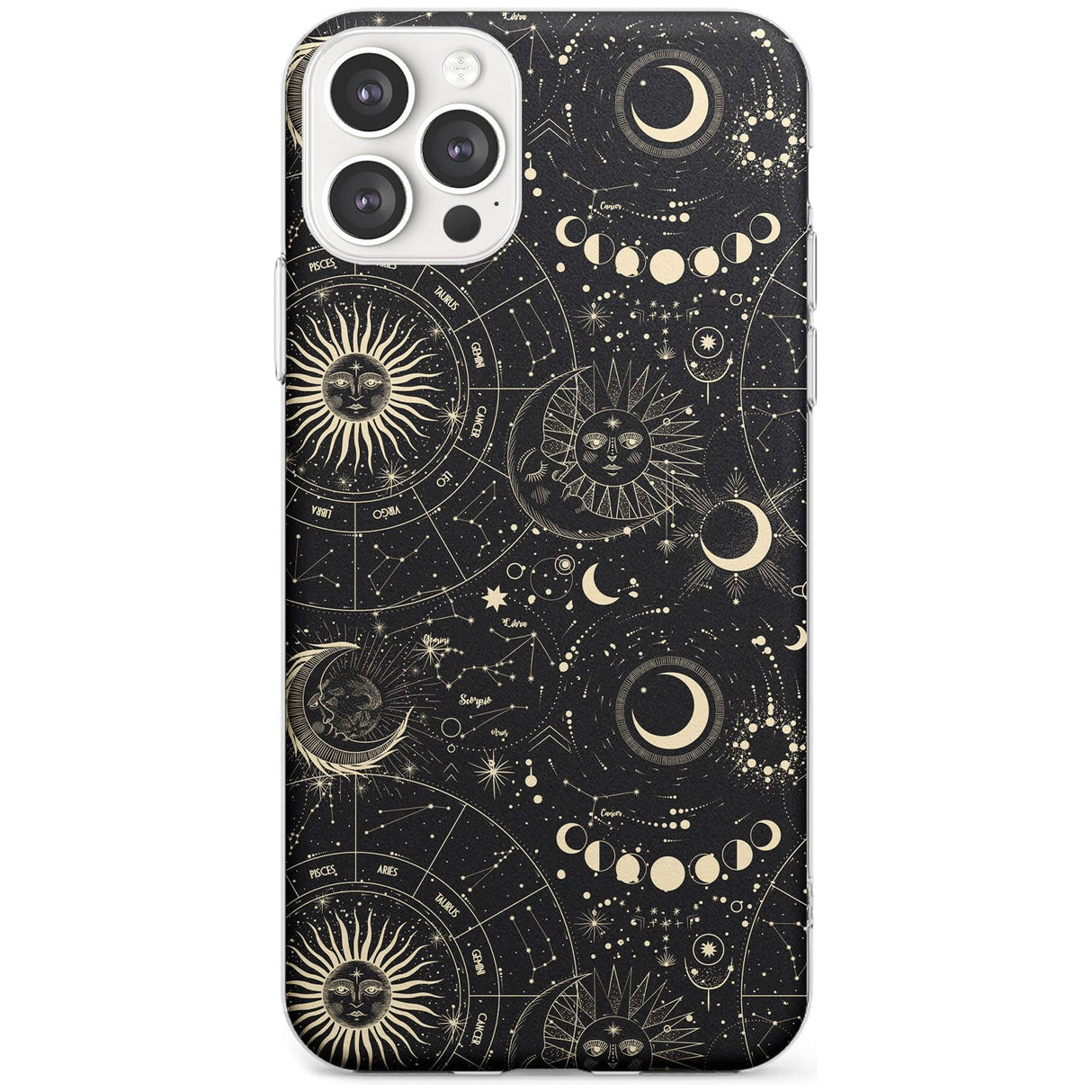 Suns, Moons & Star Signs Black Impact Phone Case for iPhone 11 Pro Max