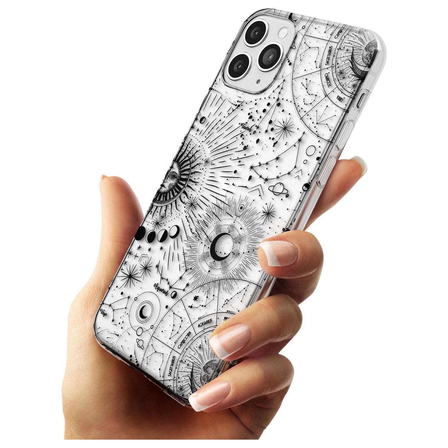 Suns & Constellations Astrological Slim TPU Phone Case for iPhone 11 Pro Max
