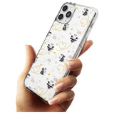 Sweet as Honey Patterns: Bees & Hearts (Clear) Slim TPU Phone Case for iPhone 11 Pro Max