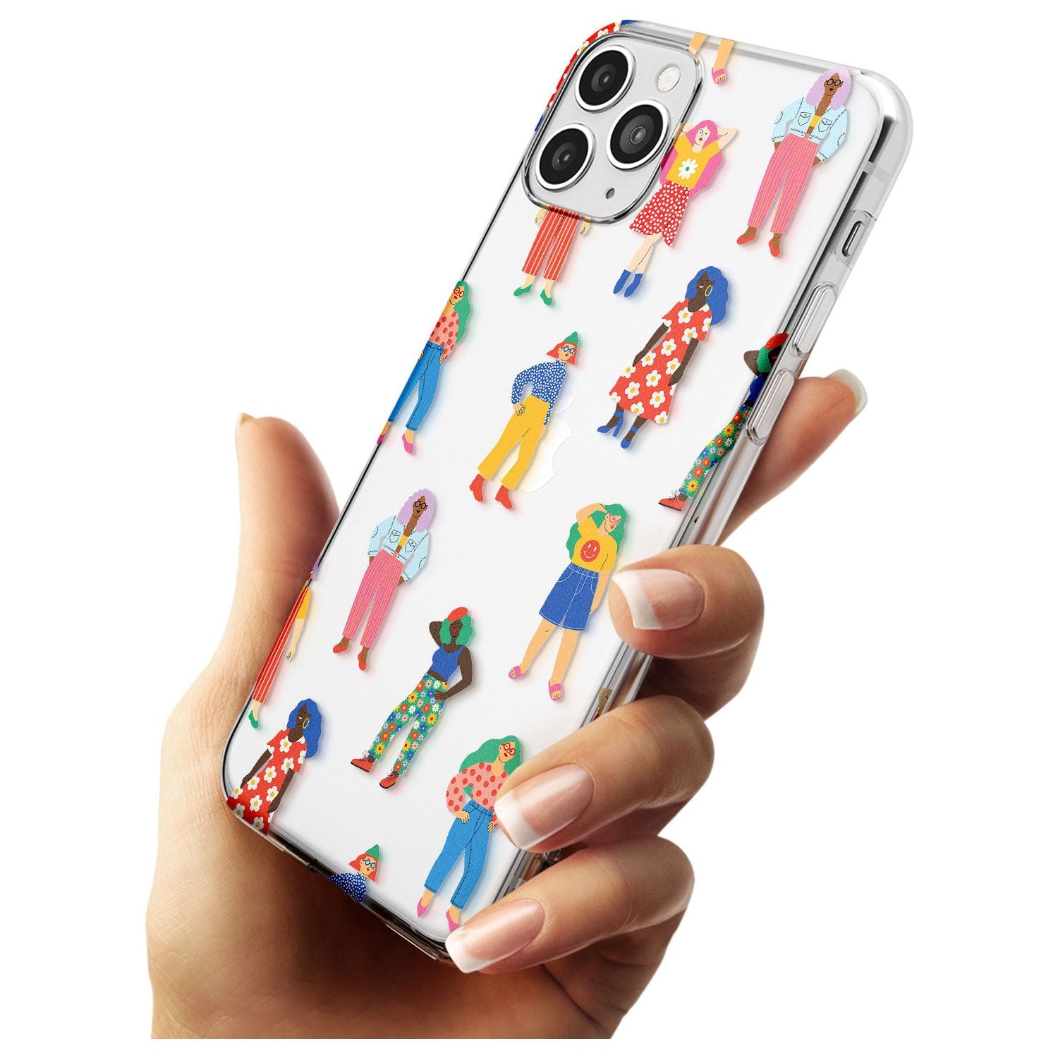 Girls Pattern Slim TPU Phone Case for iPhone 11 Pro Max