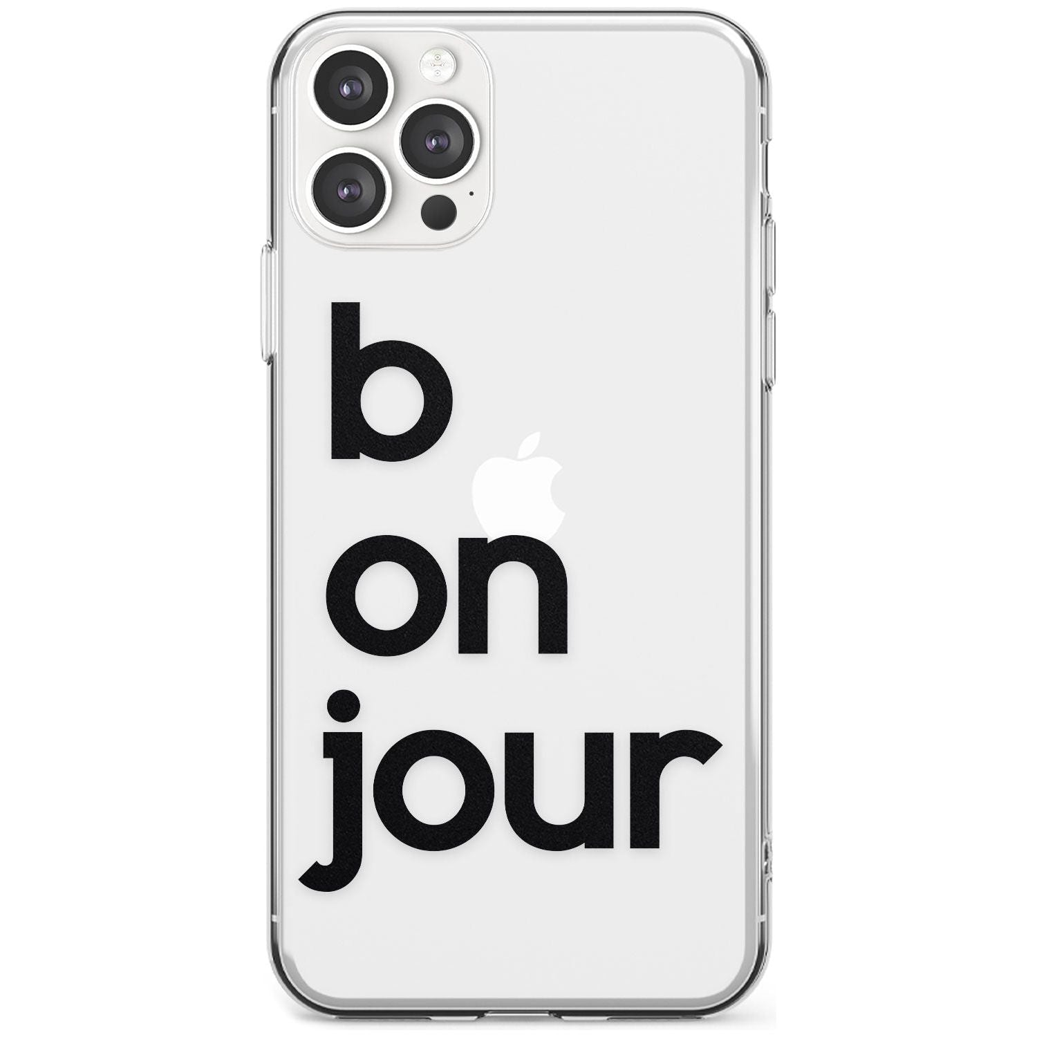 Bonjour Black Impact Phone Case for iPhone 11 Pro Max