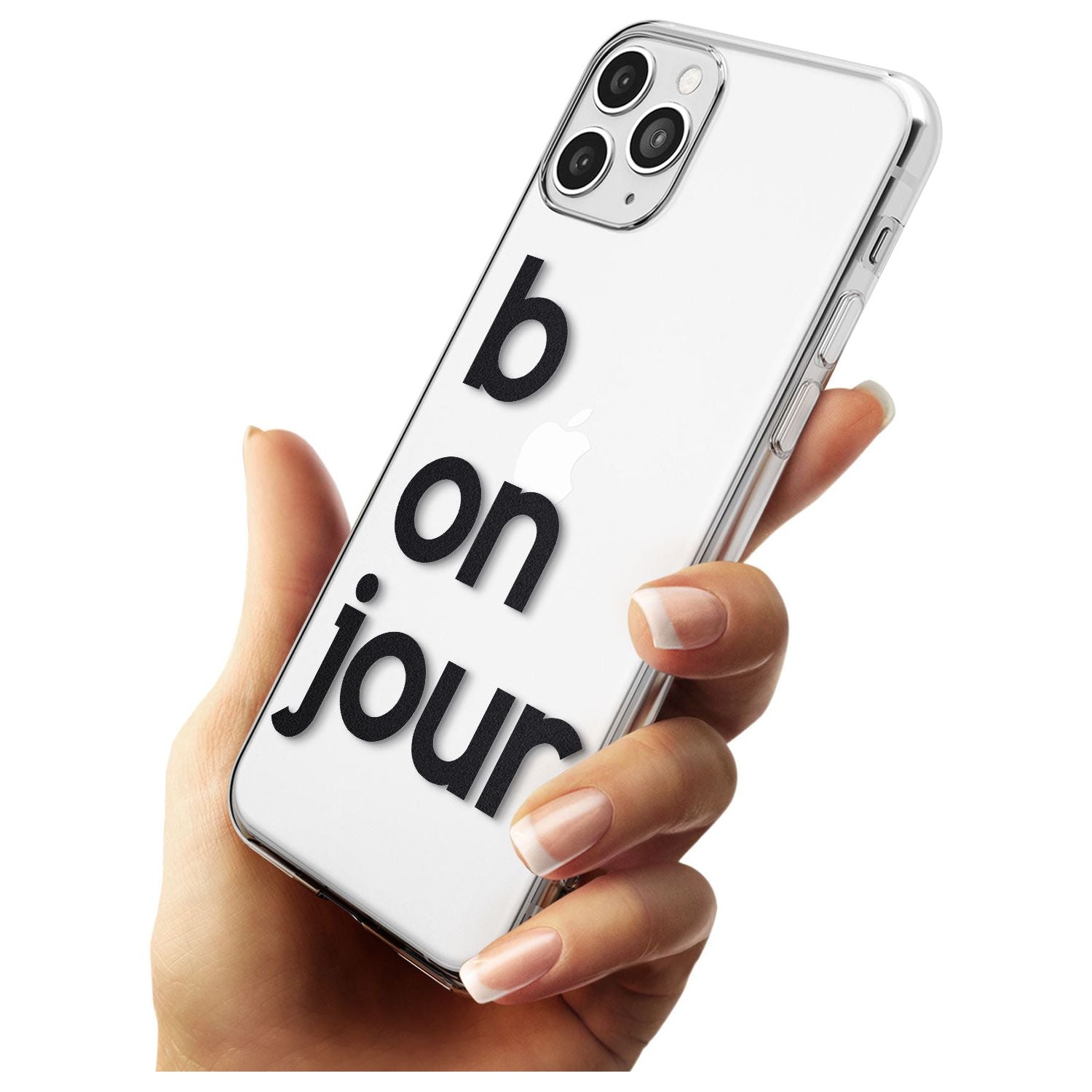 Bonjour Black Impact Phone Case for iPhone 11 Pro Max