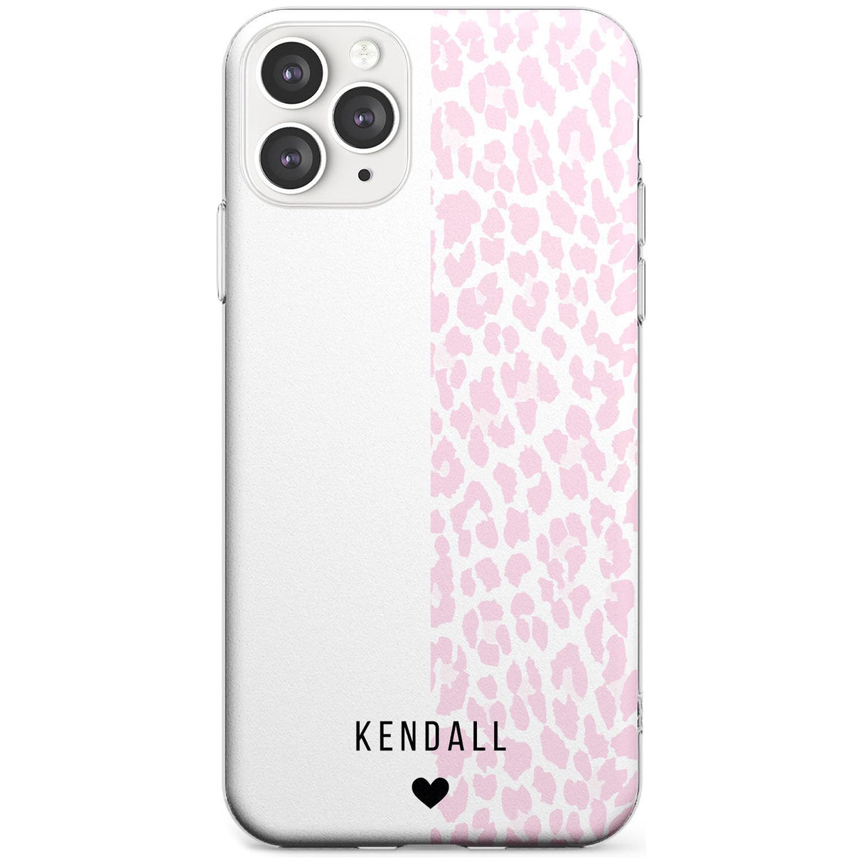 Custom Pink & White Leopard Spots iPhone Case  Slim Case Custom Phone Case - Case Warehouse