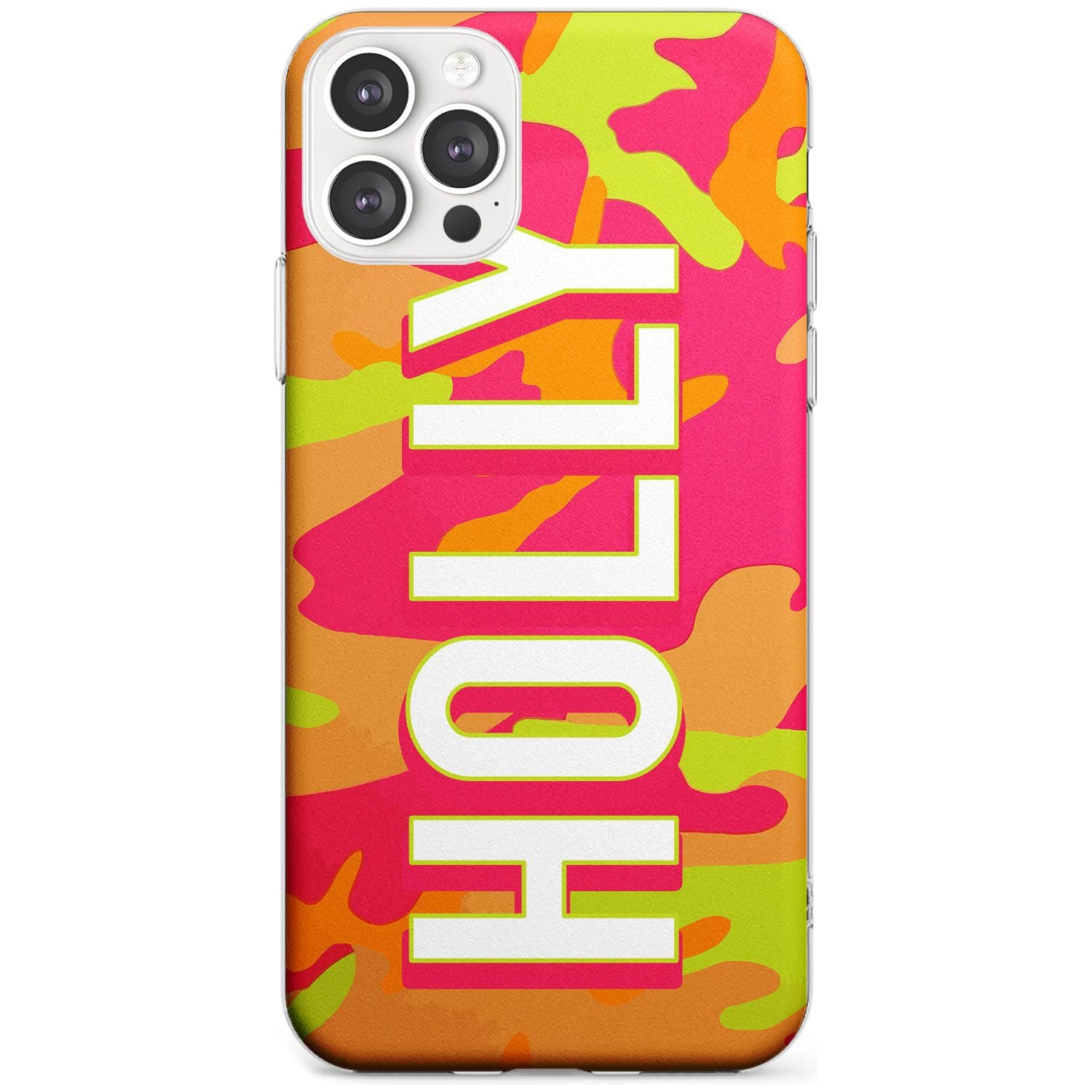 Colourful Neon Camo Black Impact Phone Case for iPhone 11 Pro Max