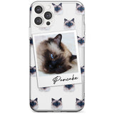 Personalised Burmese Cat Photo Custom Phone Case iPhone 12 Pro Max / Clear Case,iPhone 12 Pro / Clear Case,iPhone 11 Pro Max / Clear Case,iPhone 11 Pro / Clear Case Blanc Space