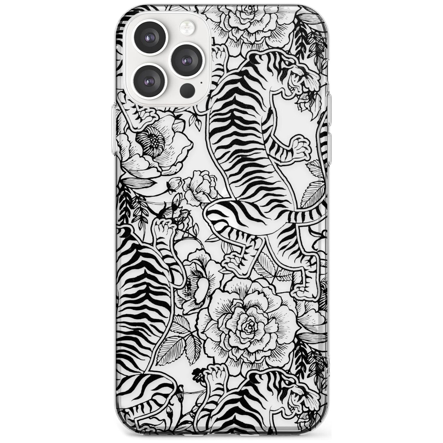 Personalised Chinese Tiger Pattern Slim TPU Phone Case for iPhone 11 Pro Max