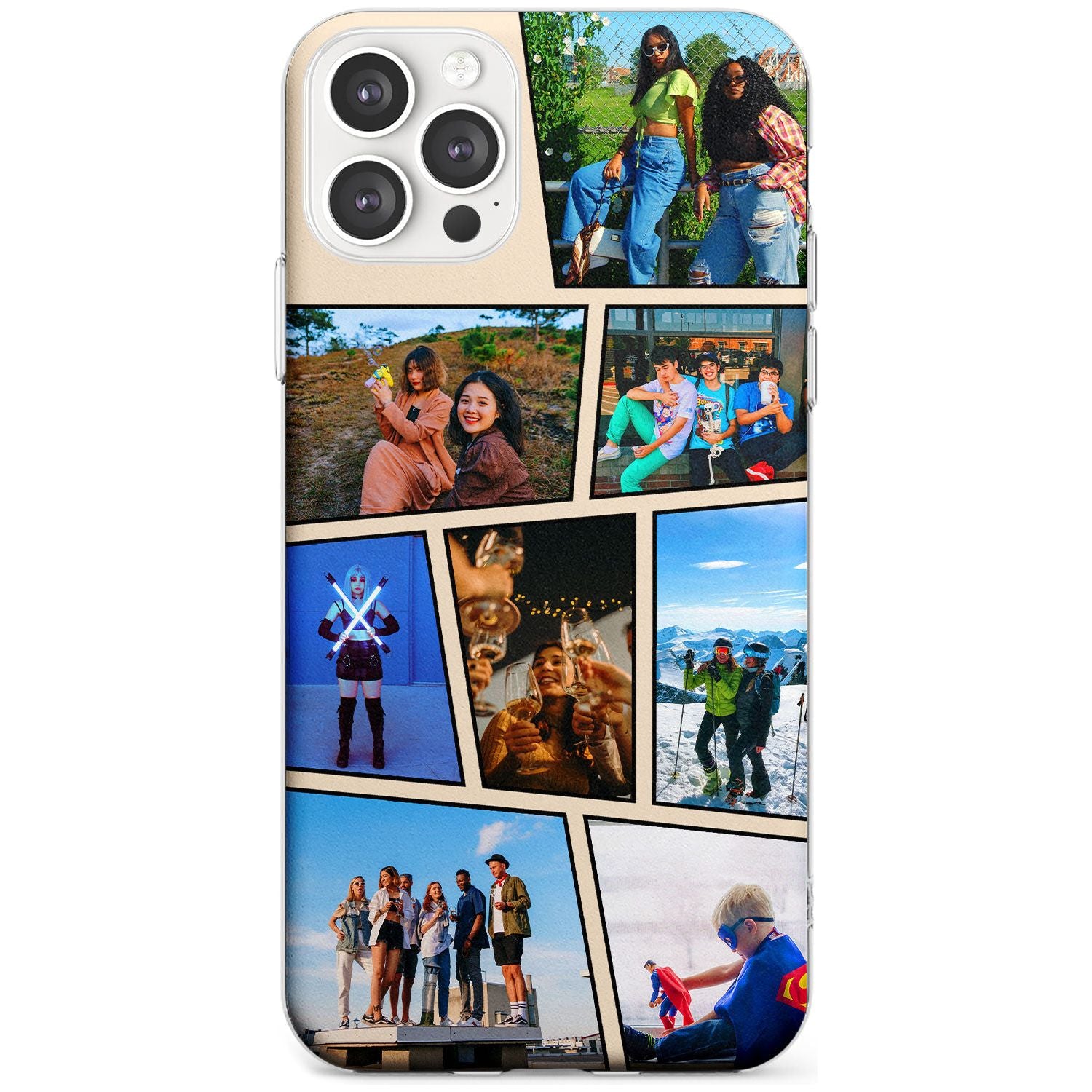 Comic Strip Photo Slim TPU Phone Case for iPhone 11 Pro Max