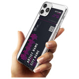 Personalised Concert Ticket Slim TPU Phone Case for iPhone 11 Pro Max