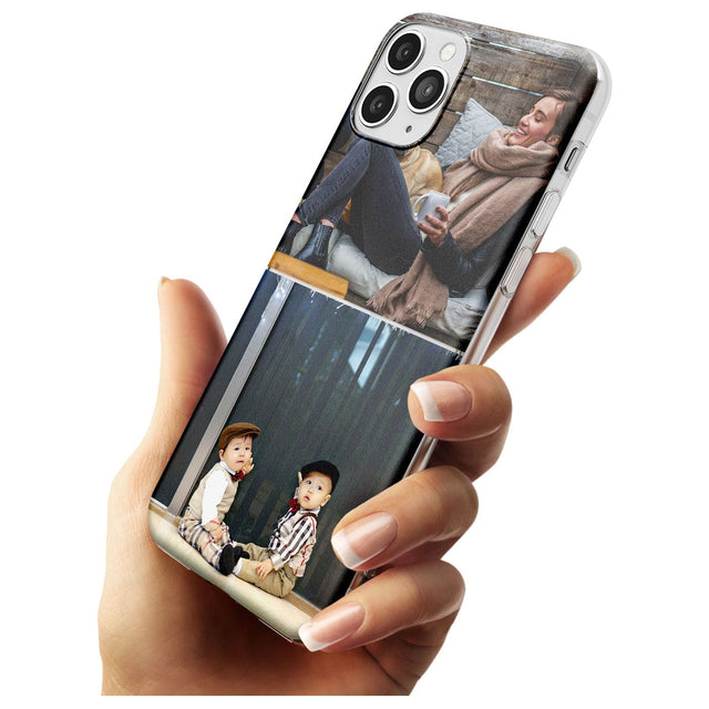 2 Photo Grid  Black Impact Phone Case for iPhone 11 Pro Max