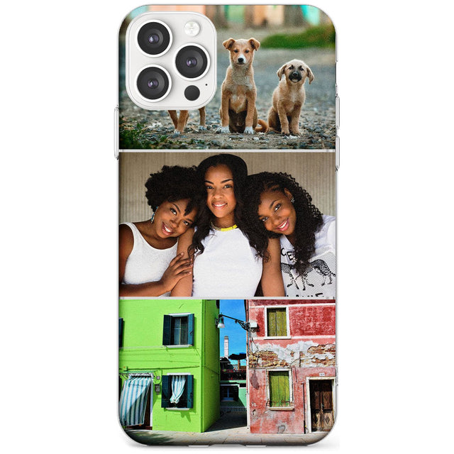3 Photo Grid  Black Impact Phone Case for iPhone 11 Pro Max