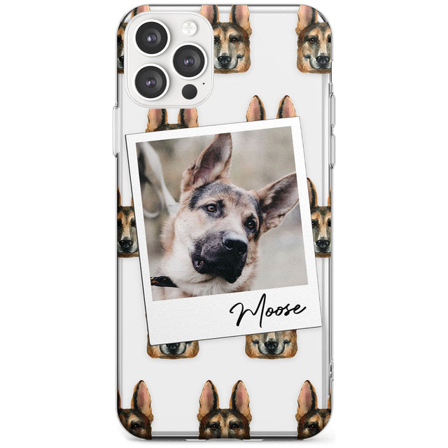 German Shepherd - Custom Dog Photo Black Impact Phone Case for iPhone 11 Pro Max