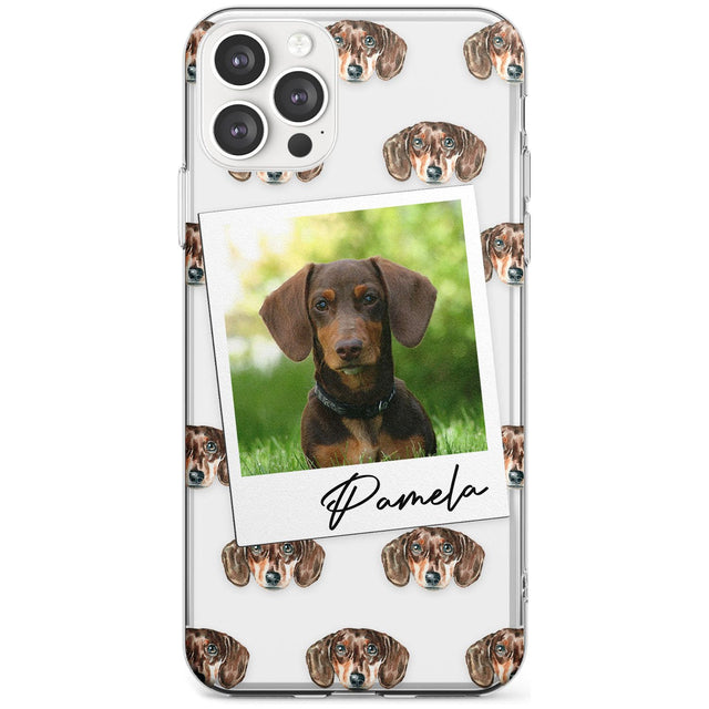Dachshund, Brown - Custom Dog Photo Black Impact Phone Case for iPhone 11 Pro Max