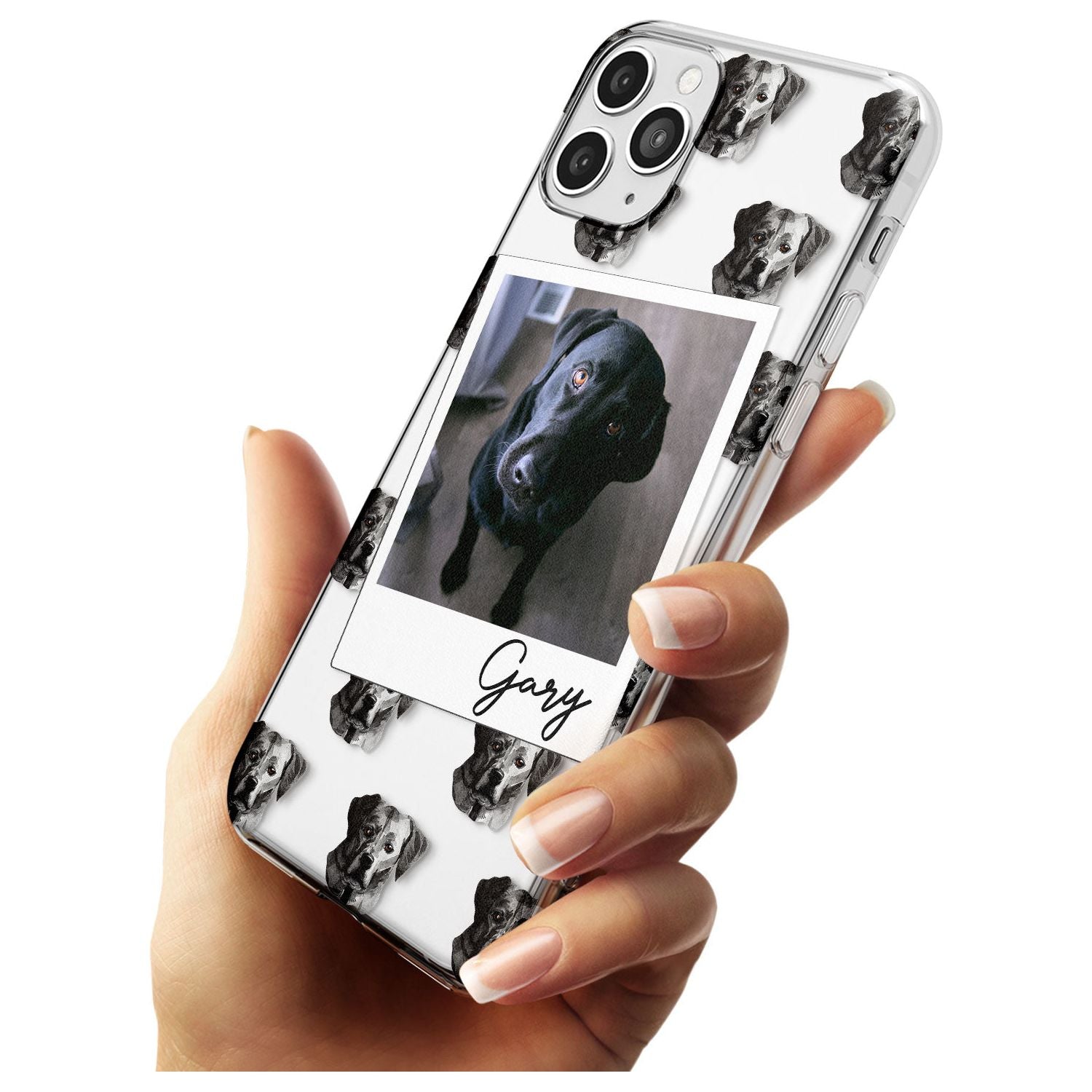 Labrador, Black - Custom Dog Photo Black Impact Phone Case for iPhone 11 Pro Max