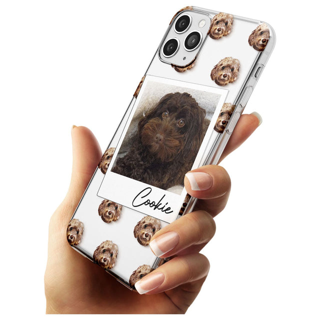 Cockapoo, Brown - Custom Dog Photo Black Impact Phone Case for iPhone 11 Pro Max