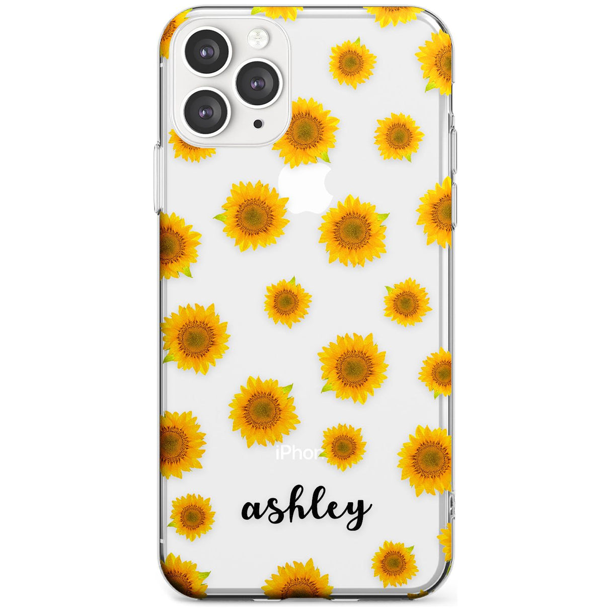 Sunflowers & Cursive iPhone Case  Slim Case Custom Phone Case - Case Warehouse